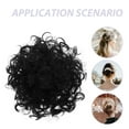 thumbnail image 3 of LABELEPH Small Messy Bun Hairpiece 6x6x1.6in for Weddings, Special Occasions, Daily Wear, and Effortless Hair Styling, 3 of 8