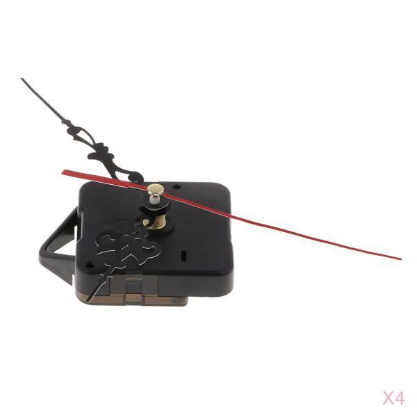 4x Mecanismo Maquinaria de DIY Reloj Punteros para Reparar Sunnimix Movimiento de reloj de pared de cuarzo