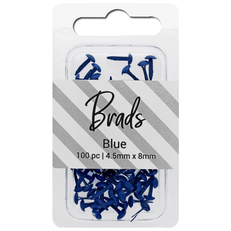 Tiny Blue Brads, Tiny Blue Paper Fasteners