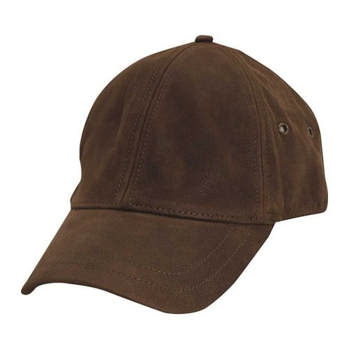 stetson leather baseball cap