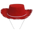 thumbnail image 2 of Disfraz de Sombrero Rojo Vaquero/Vaquera Infantil Estilo Jessie Koolstuffs Koolstuffs, 2 of 2
