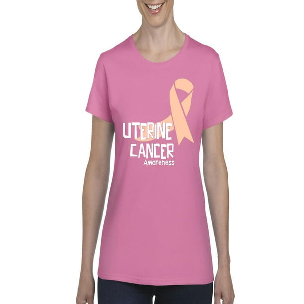 IWPF - Womens Uterine Cancer Awareness Short Sleeve T-Shirt - Walmart ...