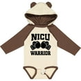 thumbnail image 3 of Inktastic Nicu Warrior Baby Boy Boys Long Sleeve Baby Bodysuit, 3 of 5