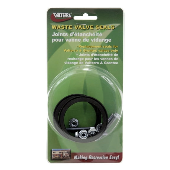 Valterra T1002-7VP Waste Valve Seal with Hardware - 2", Pack of 2