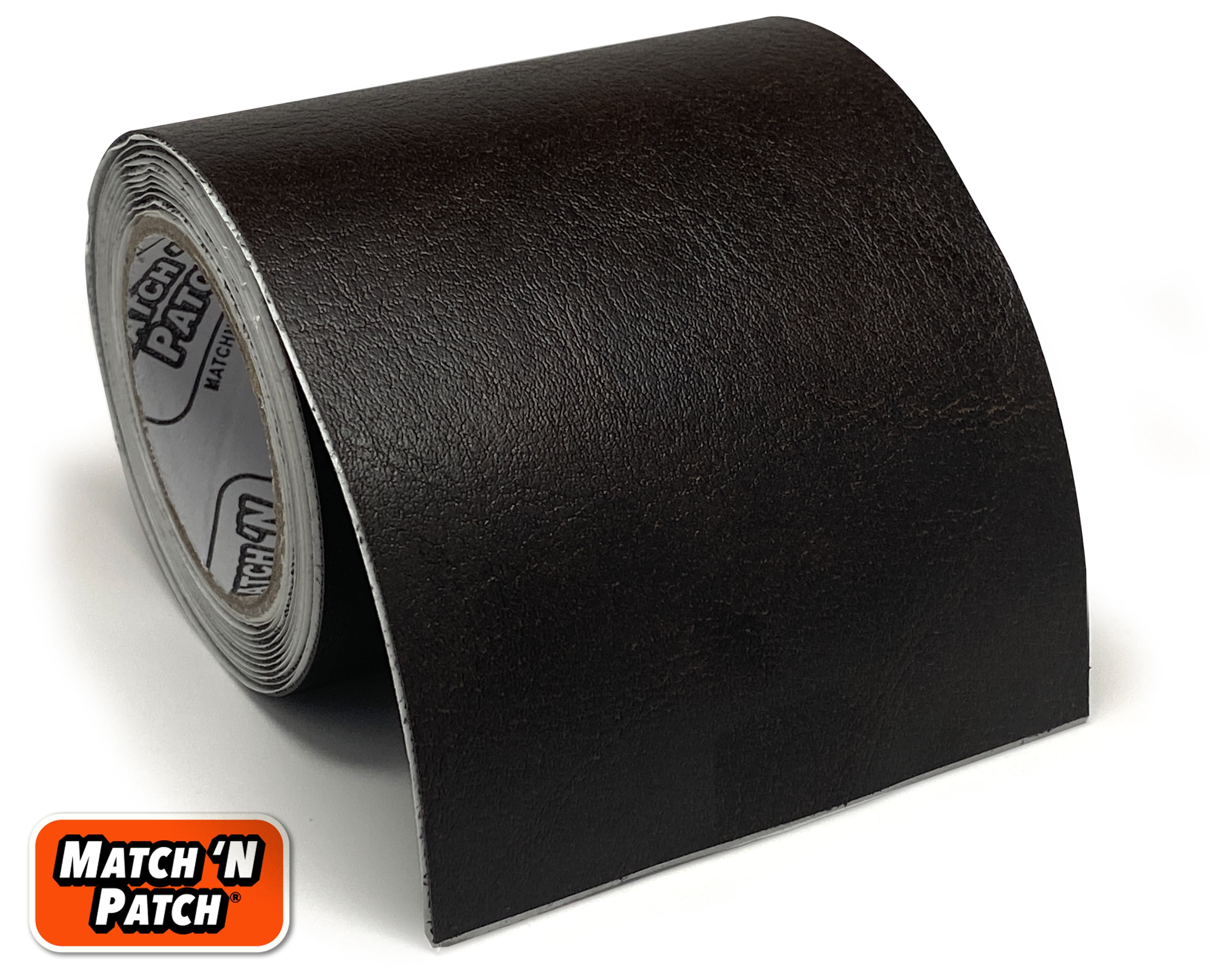 Match N Patch Self-Adhesive Dark Brown Leather Repair Tape, 3 inch X 72 inch