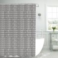 thumbnail image 2 of ITY International - Rideau de Douche en Peva, 71 Pouces x 71 Pouces, Noir et Blanc, 2 of 2