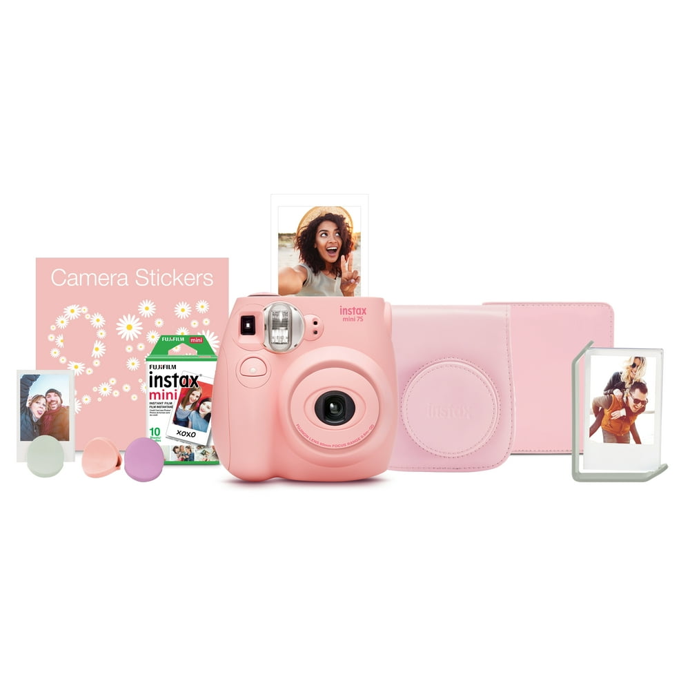Fujifilm Instax Mini 7s Light Pink Bundle (includes Camera