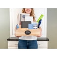thumbnail image 6 of Nat & Jules This and That Natural Woodgrain 11.5 x 6 Wood Desk Mail Organizer, 6 of 6