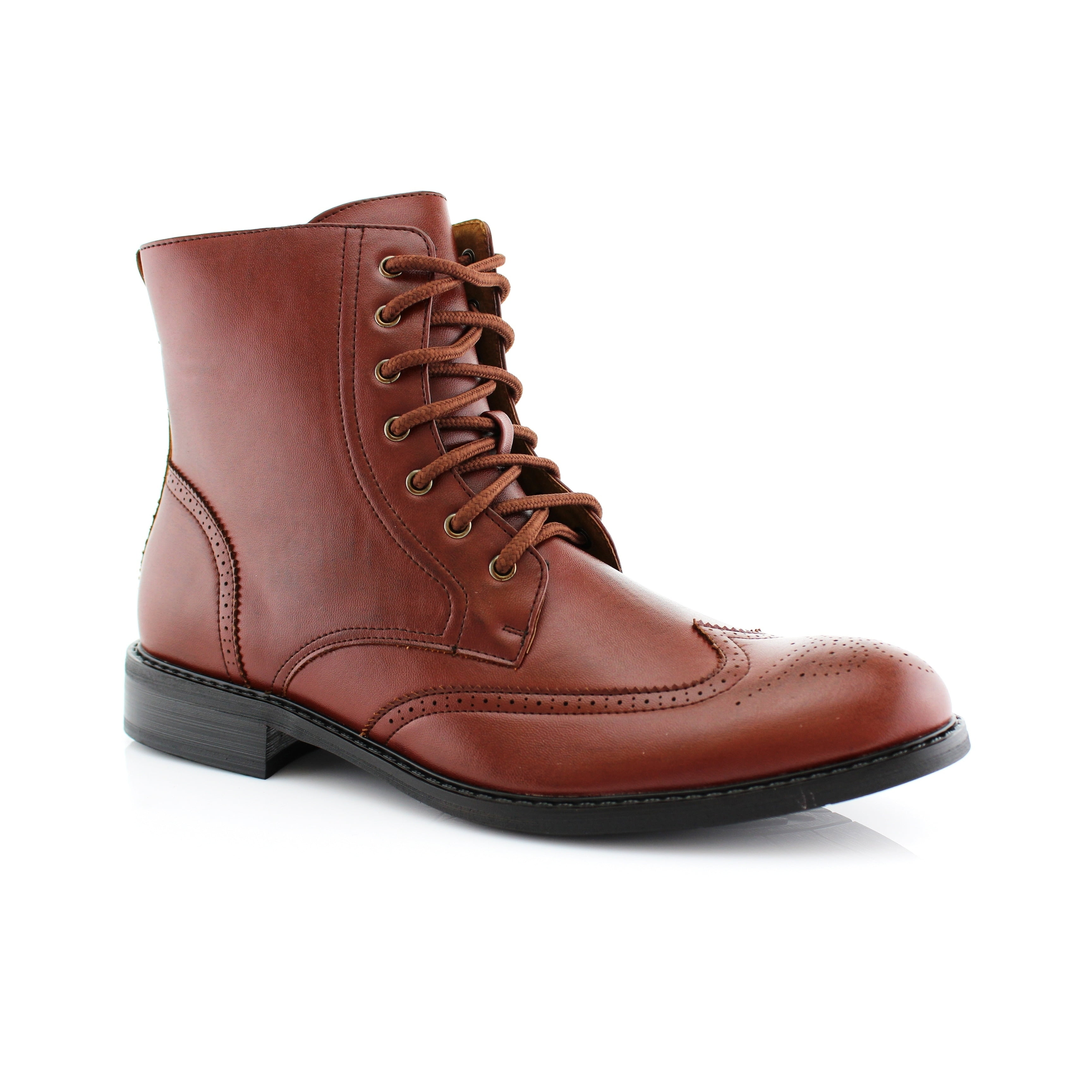 Delli Aldo Delli Aldo Ken M828 Men's Stylish Ankle Dress Boots For Work or Everyday Wear