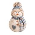 thumbnail image 2 of Patchwork Fabric Doll DIY Kit, Christmas Fabric Doll Sewing Kit for Adults, Handmade Patchwork Plush Craft Set with Thread, Stuffing and Decorative Accessories, 2 of 7