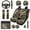 Camo Hunting Wood, variant on Uorisanigo Zebra Print 14 Pieces Auto Seat Covers Full Set with Cars Headrest Coverand Steering Wheel Cover Car Armrest Cover Seat Belt Pads Keychain Elastic Anti-slip Universal Fit for Car SUV