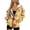Autumn Yellow Maple Leaf, variant on Women's Fashion Hoodie Soft Oversized Sweatshirts Mandala Hummingbird Pattern Full Zipper Long Sleeve Jacket Coat for Women Soft Casual Wear with Pockets, XL