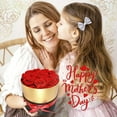 thumbnail image 5 of GLAMOUR BOUTIQUE 19-Piece Forever Flowers Round Box - Preserved Roses, Immortal Roses That Last A Year - Eternal Rose Preserved Flowers for Delivery Prime Mothers Day & Valentines Day - Red, 5 of 9