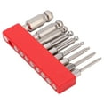 thumbnail image 1 of Aramox 9pcs Hex Screwdriver Bit Set Rustproof S2 Steel  Ball Head Hex Bits 1/4 Inch Hex Shank Hex Head  Wrench Screwdriver Bit Set, 1 of 8