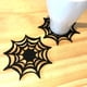 thumbnail image 3 of Yuarrent 5 manteles individuales noctilucentes de PVC, absorbentes de luz en el día que brillan en la oscuridad, Halloween, negro no tóxico Type1 NO1, 3 of 6