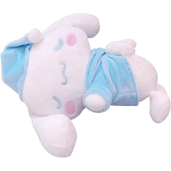 Cinnamoroll Plush Toy, Kawaii Cinnamoroll Plush Doll, Cute Cartoon Cinnamoroll Sleep Plush Toys, Animals Stuffed Soft Plushie Gifts ,Blue,6.69 Inch