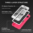 thumbnail image 3 of Entronix Funda Resistente para iPhone 7/8, Triple Capa, Resistente a Golpes y con Protección contra Caídas, Color Rosa, 3 of 6