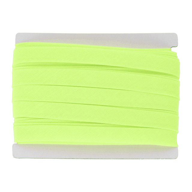 Cinta Sesgada de Doble Pliegue Uxcell, Cinta de Poliéster y Algodón para Costura - (Beige)