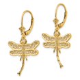 thumbnail image 2 of 14K Yellow Gold Earring Drop & Dangle Women'S 37 mm 21, 2 of 3