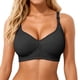 thumbnail image 1 of Brasier Tela de Mantequilla Sujetador sin Costuras, sin Aros, con Tirantes Dobles Extraíbles, Cobertura Total, sin Relleno, Cómodo, Talla Grande Extra Grande, 1 of 5