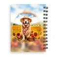thumbnail image 2 of Vintage Golden Retriever Says Hello Mother's Day Summer Sunflower Field Spiral Bound Journal Goldens Dog Lover Gifts Idea 5x7in Spiral Notebook - 12005, 2 of 5