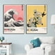 thumbnail image 4 of Cuadro sobre lienzo japonés Katsushika Hokusai, arte de pared, póster impreso, imagen de montaña con olas para decoración del hogar y el interior de la habitación, 4 of 5