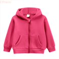 thumbnail image 2 of LYHaoo Girls and Boys Zip Up Hoodies Long Sleeve Oversized Hooded Sweatshirt Jacket School Uniform,7-8 Years, 2 of 5