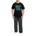 thumbnail image 5 of CafePress - World's Best Dad Pajamas - Men's Dark Loose Fit Cotton Pajama Set, 5 of 7