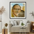 thumbnail image 4 of Historic Framed Print, [Henry Kissinger as a hawk] - 2, 17-7/8" x 21-7/8", 4 of 9