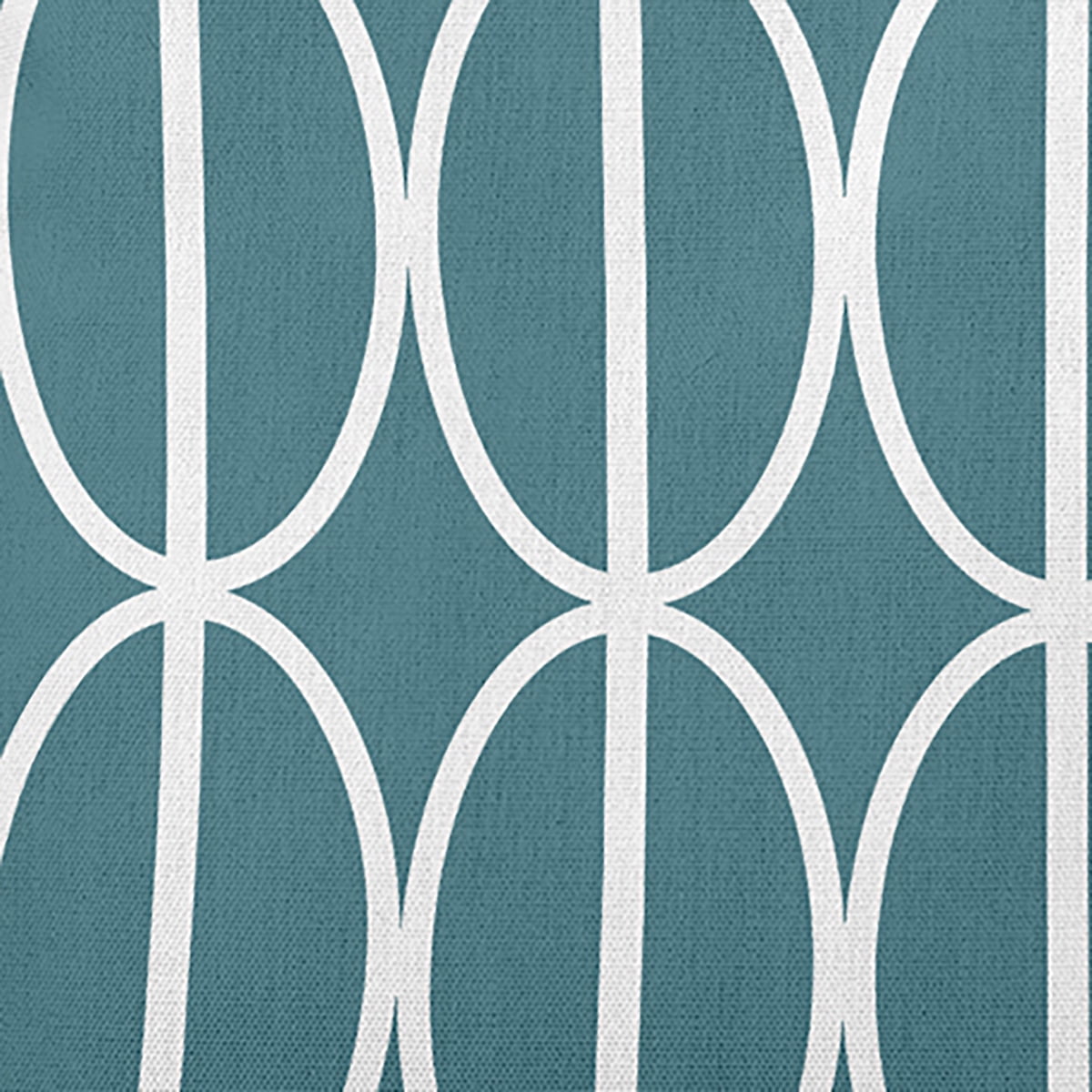 Simply Daisy 20" x 20" Ovals Go 'Round Indoor/Outdoor Throw Pillow, Mineral Blue (1 count)