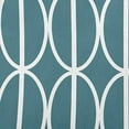 thumbnail image 2 of Simply Daisy 18" x 18" Ovals Go 'Round Decorative Throw Pillow, Mineral Blue (1 count), 2 of 3