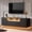 57.8"W-Black, variant on GALAXHERO TV Stand for 65 inch Entertainment Center with LED Lights & Large Storage Cabinet Modern TV Console Stands Table for Living Room Bedroom White