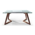 thumbnail image 6 of Whiteline Modern Living Light Brown Delta Contemporary Walnut Veneer Dining Table, 6 of 10