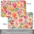 thumbnail image 6 of CounterArt "Full Bloom" 4-Pack Reversible Flexible Plastic Tabletop Placemats, 6 of 8