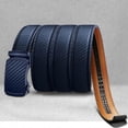 thumbnail image 2 of Men's Belt, Leather Ratchet Belt for Men Dress 130cm,Trim to Fit, 2 of 5