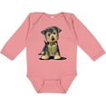 thumbnail image 3 of Inktastic Little Gent Yorkie Boys or Girls Long Sleeve Baby Bodysuit, 3 of 5