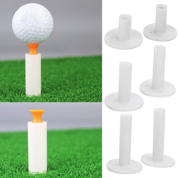 YLSHRF 6Pcs Golf Rubber Tee Holder Golf Training Aid For Driving Range And Practice Mat,Driving Range Tee Holder