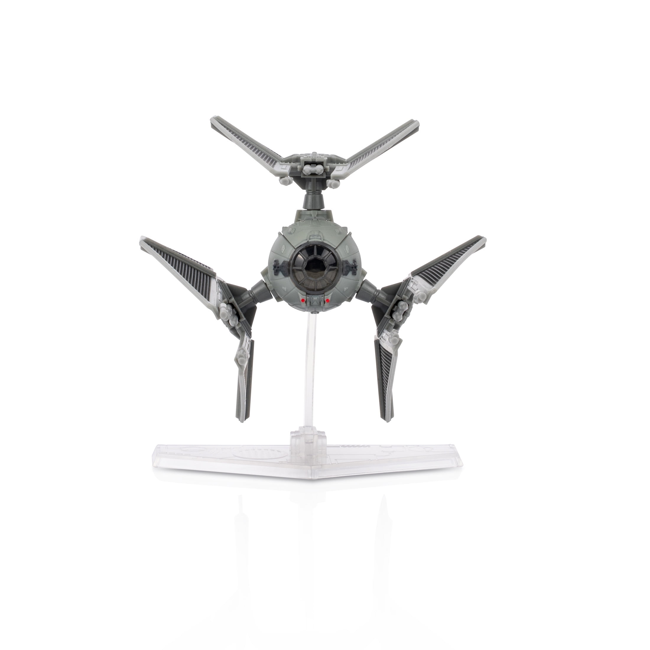 STAR WARS Micro Galaxy Squadron TIE Defender - 3-inch Vehicle with Removable Wings, Flight Base, and 1-inch Micro Figure Accessory