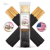 Clove Incense Sticks 7" Bulk - 1 Bundle 85 to 100 Sticks - Smooth and Clean Long Burn Time, 30 to 45 Minutes.