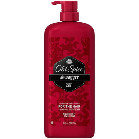 Old Spice Swagger Mens 2in1 Shampoo and Conditioner, 32 fl