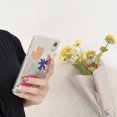 thumbnail image 2 of Luxury Mirror Back Case for iPhone XR, Lovely Floral Flower Cover for Girls Women Clear Four-Corner Soft TPU Bumper Protective Slim Shockproof Case for iPhone XR 6.1'', 2 of 7
