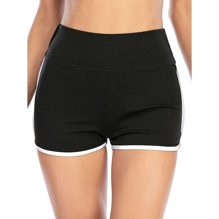 FUTATA Women's Yoga Shorts High Waist Sports Shorts Hot