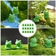 thumbnail image 4 of 45 figuras de ranas en miniatura para decoración de paisajes, estatuas de juguete de conejo para exteriores, 4 of 6