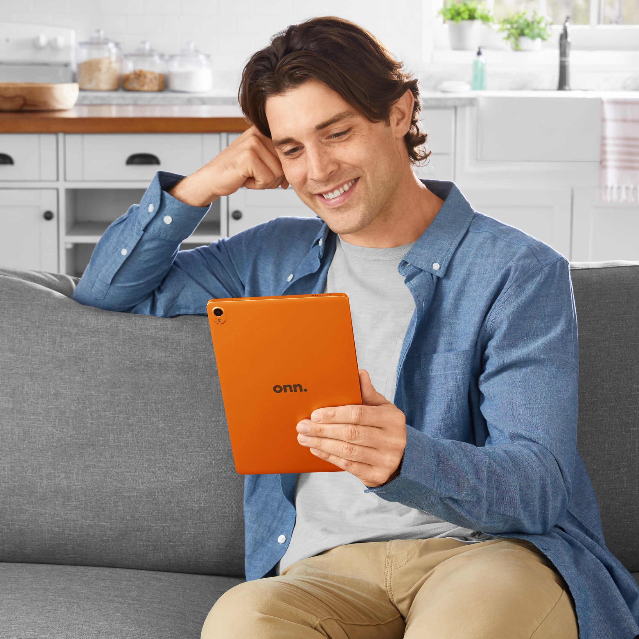 onn 10.1" Tablet, 32GB, (2024 Model) - Papaya