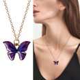 thumbnail image 2 of CILENON Butterfly Necklace Pendant For Women Pendant Women'S Necklaces Birthday Gift For Mom Women Wife (C,One Size), 2 of 5