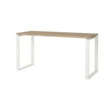 Tvilum Sign Home Office Writing Office Desk for Adults, Jackson Hickory/White