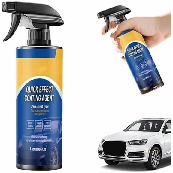 Multifunctional Car Restore Coating Spray - Waterless Wash, Wax Polish & Oil Film Emulsion Glass Cleaner(LR 1 PCS)