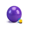 thumbnail image 1 of Pelota de yoga y pilates BETENSH de 75 cm con inflador, color morado, 300 kg, 1 of 6