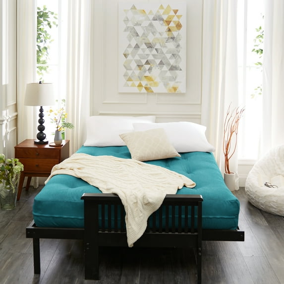 Sorra Home - 6 inch Reversible Tufted Futon Mattress, Queen Size