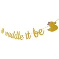 thumbnail image 4 of Waddle It Be Gold Glitter Duck Gender Reveal Party Banner, 4 of 4